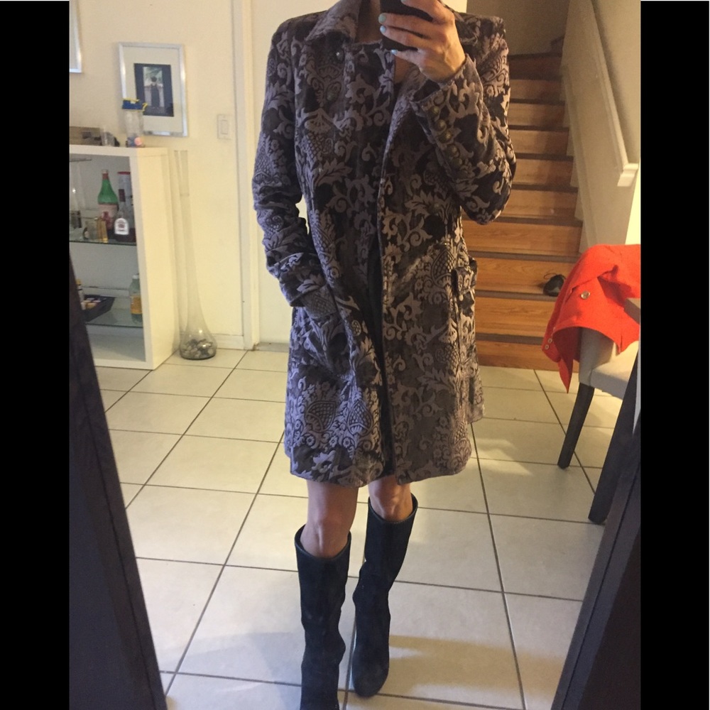 Unique Victorian Free People Trench Coat